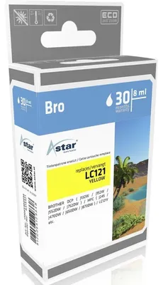 Produktbild von AS15321 ASTAR BROTHER LC121Y MFCJ Tinte