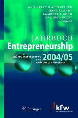 Produktbild von Jahrbuch Entrepreneurship 2004/05