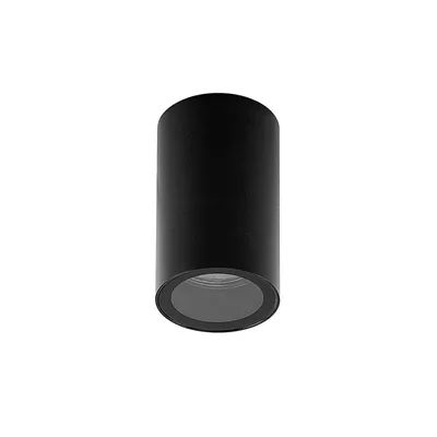 Produktbild von Arcchio Downlight Olivir, schwarz, Metall, Ø 6cm, GU10, IP44