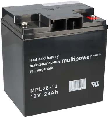 Produktbild von Multipower Blei-Akku MPL28-12 12V 28Ah Pb