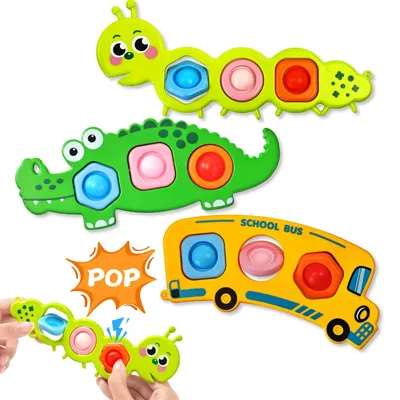 Produktbild von Set mit 3 Quietschspielzeugen für Kleinkinder