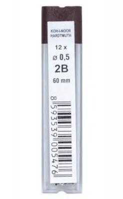 Produktbild von Koh-I-Noor Grafitminen 0,5 mm 2B für Druckbleistifte