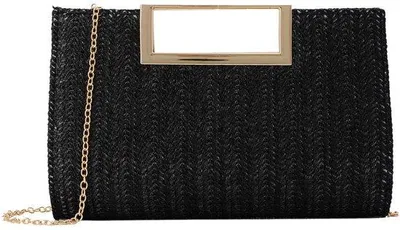 Image de Sac à main de soirée d'été pour femme, sac tissé pour mariages et cérémonies
