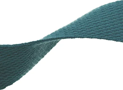 1m Polycotton Gurtband 32mm breit Tragband Taschenband Rucksackgurtblaugrau