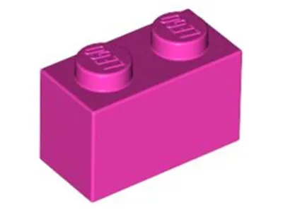 Produktbild von Lego® 1 Stück 3004 Stein Brick 1x2 Part Basic Steine 1 Dunkles Pink