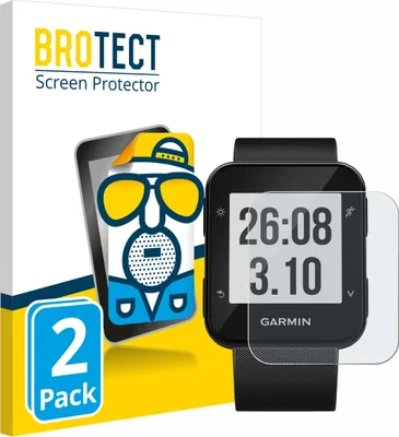 Produktbild von 2x BROTECT Schutzfolie für Garmin Forerunner 30 Displayschutz Displayschutzfolie Folie Matt Entspiegelungsfolie