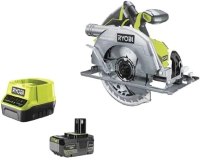 Produktbild von RYOBI 18 V ONE+ Brushless Akku-Handkreissäge R18CS7-140GZL (Sägeblatt-Ø 184mm, S