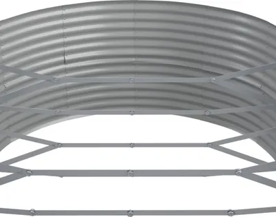 Immagine prodotto di Letto Giardino Acciaio Vernice a Polvere 584x140x68 cm Marrone