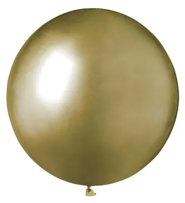 Productafbeelding van Latexballonnen, glanzend chroomkleurig, 47,5 cm, 25 stuks.