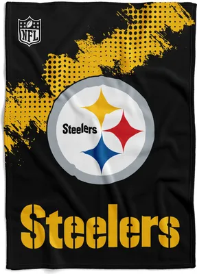 Produktbild von Pittsburgh Steelers Flannel Decke /Throw "CORNER"