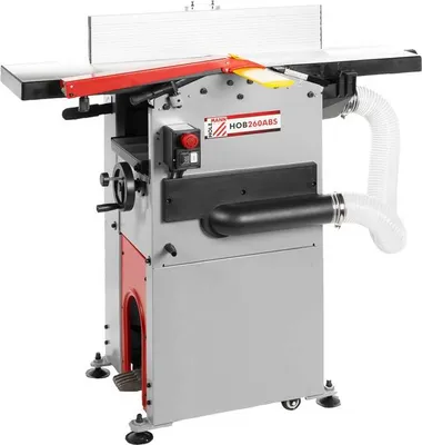 Image de Dégauchisseuse raboteuse avec dépoussiéreur intégré - 1 800 W - 400 V - triphasé