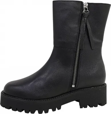 Produktbild von Palpa Teddy Damenschuhe Stiefel Reißverschluss Schwarz Freizeit