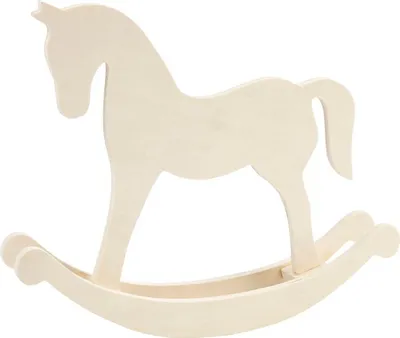 Cheval à Bascule En Bois Lucky 12 Par Milly Mally - Pour Enfants 1-3 Ans, Avec Garde-corps Amovible Et Repose-pieds, Poids Max 25 Kg