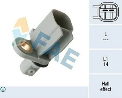 Produktbild von FAE ABS Sensor Raddrehzahl Hinten für FORD FOCUS III Turnier 78450