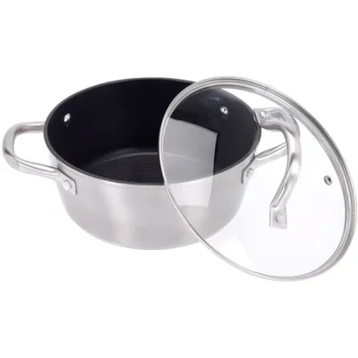 Zdjęcie produktu dla Garnek z pokrywką Ø 20 x 9 cm, aluminium