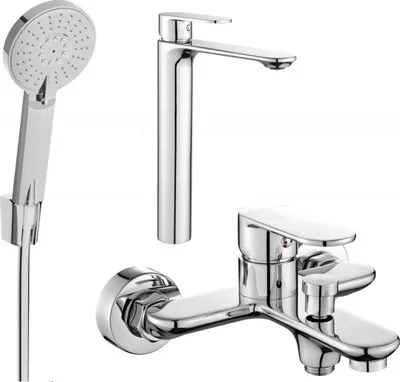 Produktbild von Mexen Milo R40 Badewannenset, Chrom - 71313R40-00