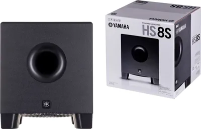 Obrázok produktu pre Yamaha HS8S, 150 W, 22 - 160 Hz, 20,3 cm (8"), Čierna, MDF, 70 W