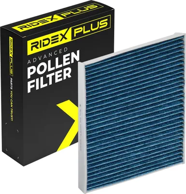 Produktbild von RIDEX PLUS 424I0542P Aktivkohle Innenraumfilter Pollenfilter für VW GOLF VI (5K1) für OPEL ZAFIRA B (A05) Astra G CC (T98) Zafira A (T98)