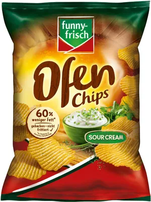 Produktbild von funny-frisch Ofen Chips Sour Cream Chips 125,0 g