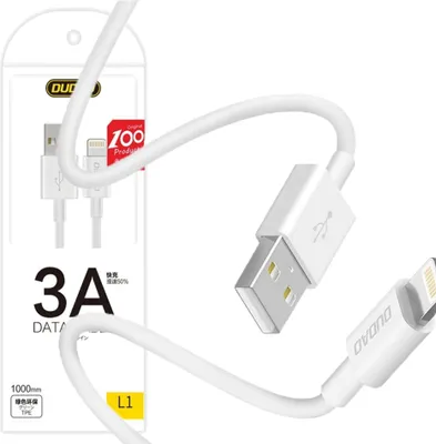Immagine prodotto di Dudao Cavo Usb / Usb Tipo C 3A 1M Bianco (L1T Bianco)