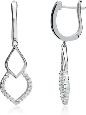 Produktbild von JEWLIX Ohrringe 925er Silber Zirkonia SE0839