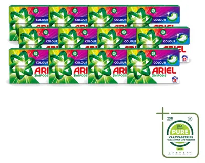Produktbild von 12 x Ariel 3in1 Pods Color - Buntwaschmittel - 500 g - Großpackung - 12 Stücke