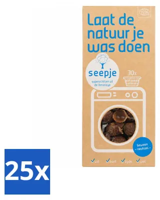Produktbild von 25 x Seepje Wasmiddel Gewoon Neutraal 150 g - Vorteilspackung - 25 Stücke