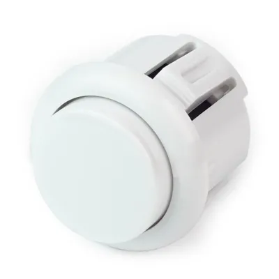 Produktbild von Mini Arcade Button, 24mm - Farbe: weiß