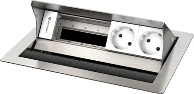 Produktbild von Kindermann CablePort standard² 4-fold - Steckdosengehäuse
