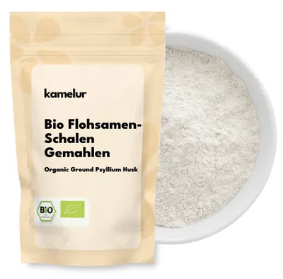 Produktbild von Bio Flohsamenschalen gemahlen 500g