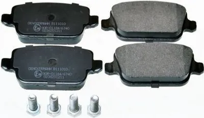 Produktbild von DENCKERMANN B111010 Bremsbeläge Satz Hinten Bremsklötze für FORD MONDEO IV Turnier (BA7) Focus II Schrägheck (DA, HCP, DP) S-MAX (WA6) GALAXY (WA6)