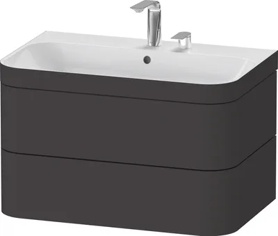 Produktbild von DURAVIT HP4637E8080 Waschtischunterbau m. Happy D.2 Plus