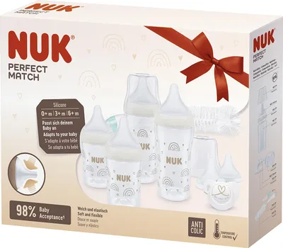 Zdjęcie produktu dla NUK 10225305 Zestaw startowy NUK Perfect Match, 9 elementów
