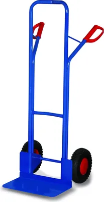 Produktbild von Stahlrohrkarre 250 kg mit gr. Schaufel Höhe 1300 mm Luftbereifung 570 x 650 x 1305 mm