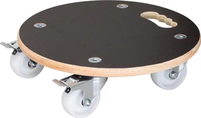 Produktbild von WAGNER Pflanzenroller / Transporthilfe MAXIGRIP Ø 38 x 11 cm, wetterfest, Bremsen, Tragkraft 300 kg, DE Ware - 20110701
