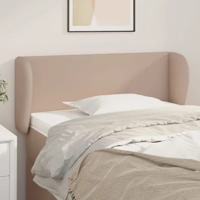 Produktbild von The Living Store Kopfteil mit Ohren Cappuccino-Braun 93x23x78/88 cm Kunstleder