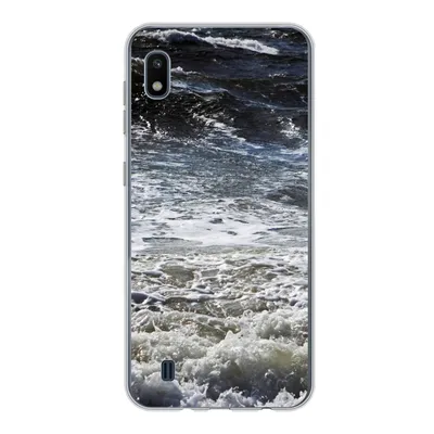 Produktbild von MuchoWow® Handyhülle Schutzhülle Hülle für Samsung Galaxy A10 Nordsee - Wasser - Wellen Silikon Softcase Handy Hülle - Schutzhülle