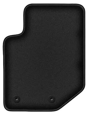 Productafbeelding van Velours bestuurdersmat voor Jeep Avenger(j) vanaf 2023 (crossover) – zwart, op maat – Wielganizator DURBAN