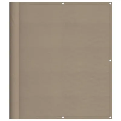 Produktbild von vidaXL Balkon-Sichtschutz Taupe 120x800 cm 100 % Polyester-Oxford