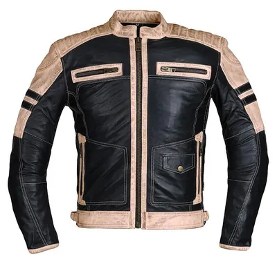 Imagen del producto de Chaqueta de cuero para hombre W-TEC Esbiker
