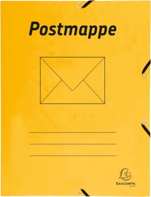 Produktbild von Exacompta 25x Postmappe A4 aus Karton - Gelb - 55549B