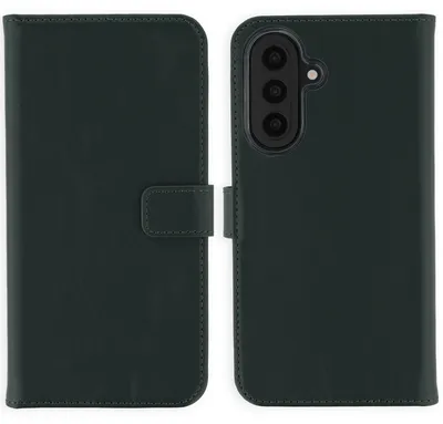 Productafbeelding van Selencia Echt Leren Bookcase voor de Samsung Galaxy A57 (5G) - Groen