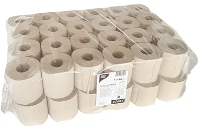 Produktbild von Rollen Toilettenpapier, 1-lagiges Krepp Ø 10,5 cm · 11 cm x 9,8 cm natur 400 Blatt