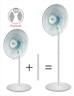Produktbild von BC40STTI2201 weiß Standventilator