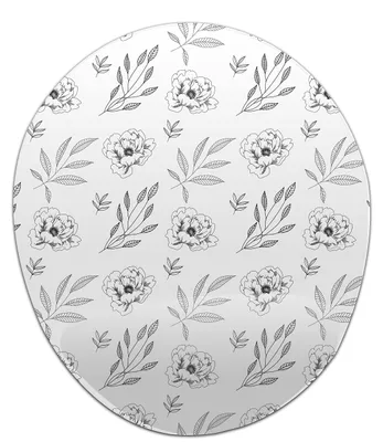 Ergonomische Mauspad mit Handgelenkstütze, 20 x 23 cm, rutschfest