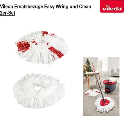Produktbild von Vileda Ersatzbezüge Easy Wring 2 Stück