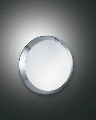 Produktbild von Fabas Luce Außen-Deckenleuchte Borea E27 Ø300mm IP44 verchromt