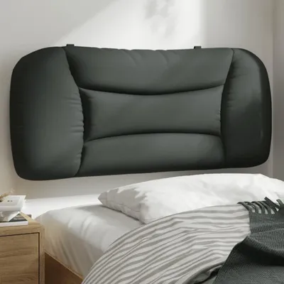 Immagine prodotto di Cuscino per testiera in tessuto grigio scuro da 80 cm