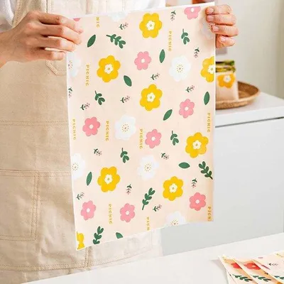 Produktbild von Famanu Sandwichpapier 50 Blatt, geeignet für Hamburger und Brötchen - ideal für Feiern und Catering