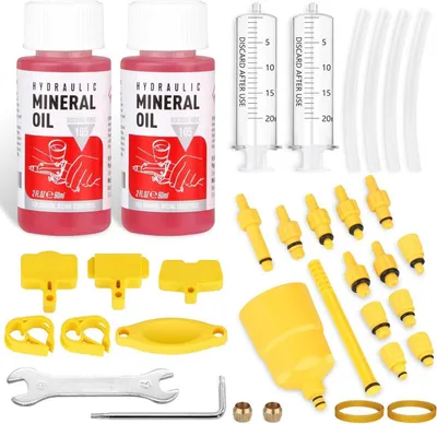 Produktbild von Entlüftungsset Kit mit Mineralbremsflüssigkeit für hydraulische Scheibenbremsen